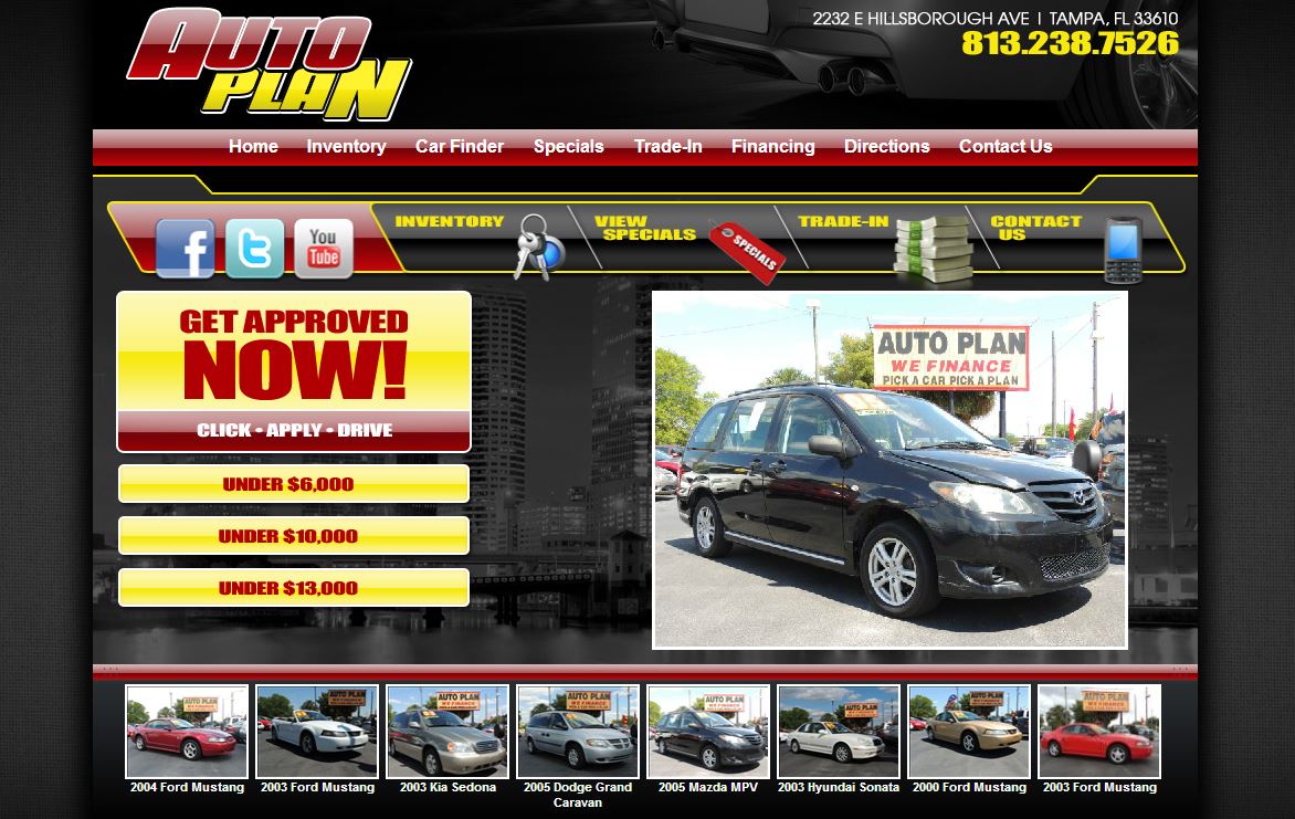 Team Releases a New Website for Auto Plan Auto Dealership